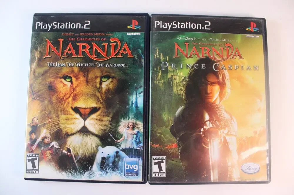 2 gams: Chronicles of Narnia: Prince Caspian + Lion/Witch/Wardrobe (Sony PS2)
